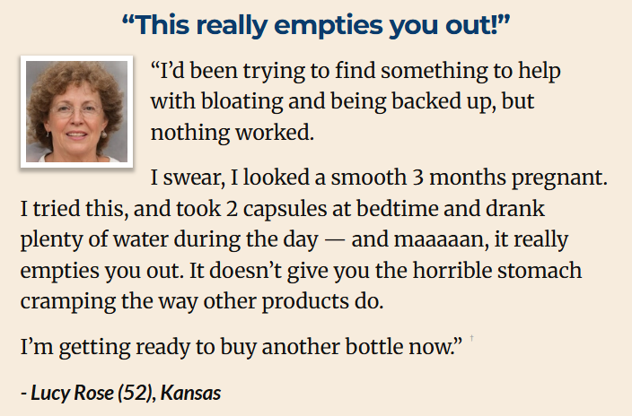 BellyFlush Customer Review