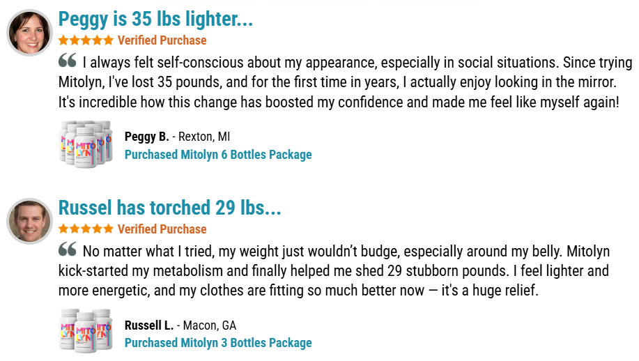Mitolyn Customer Reviews