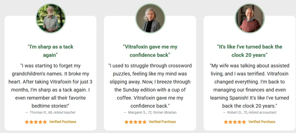 Vitrafoxin Customer Reviews