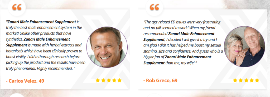 Zanari Male Enhancement Gummies Customer Reviews